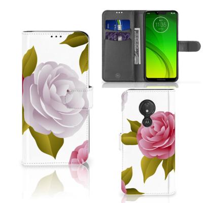 Motorola Moto G7 Power Hoesje Roses Motorola Moto G7 Power Hoesje Roses