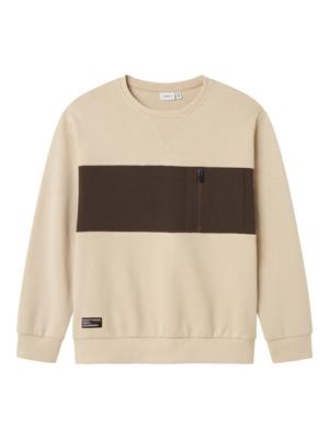 Name it winter sweater jongens - beige - NkmLionel