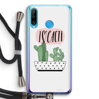 I love cacti: Huawei P30 Lite Transparant Hoesje met koord