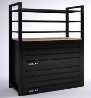 XLC Grs kast werkplaats 1250 zw ral9005 *op best*