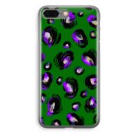 Green Cheetah: iPhone 8 Plus Transparant Hoesje Green Cheetah: iPhone 8 Plus Transparant Hoesje