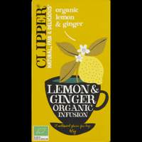 Clipper Bio Lemon & Ginger Organic Infusion 20 Stuks 45 g bij Jumbo