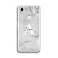 Ivory Marble: Google Pixel 3 Transparant Hoesje