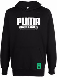 PUMA hoodie Minecraft à logo imprimé - Noir