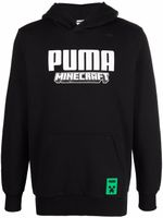 PUMA hoodie Minecraft à logo imprimé - Noir - thumbnail