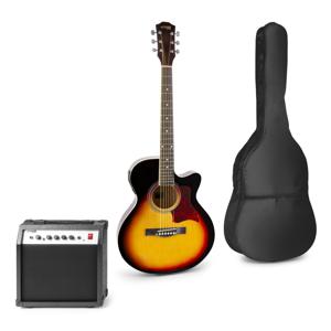 MAX ShowKit elektrisch akoestische gitaarset met 40W versterker -