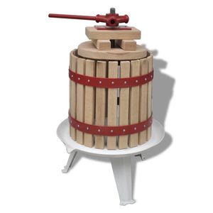 VidaXL Fruit- en wijnpers 12l
