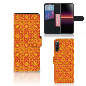 Sony Xperia L4 Telefoon Hoesje Batik Oranje