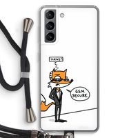 GSM secure: Samsung Galaxy S21 Transparant Hoesje met koord