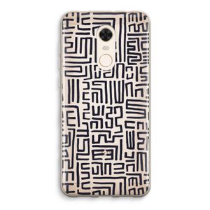 Moroccan Print: Xiaomi Redmi 5 Transparant Hoesje