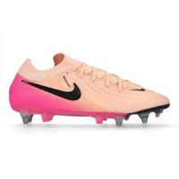 Nike Phantom GX II Elite IJzeren-Nop Voetbalschoenen (SG) Pro Player Zalmroze Felroze Zwart