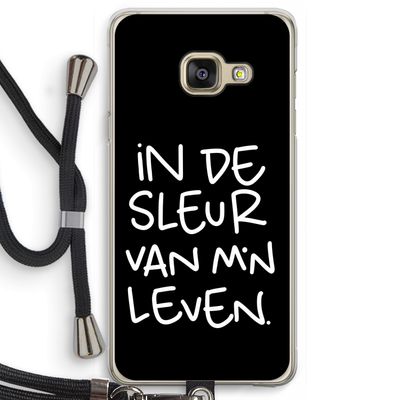 De Sleur: Samsung Galaxy A3 (2016) Transparant Hoesje met koord