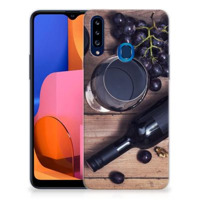 Samsung Galaxy A20s | Siliconen Case | Wijn