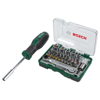 Bosch Accessoires De 27-delige schroefbitset met ratel en handschroevendraaier - 2607017331 - thumbnail
