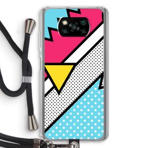 Pop Art #3: Xiaomi Poco X3 NFC Transparant Hoesje met koord