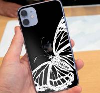 iPhone mobiel stickers Prachtige vlinderprint - thumbnail