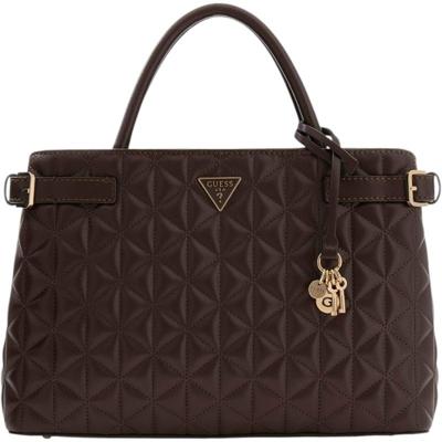 Guess Paisleigh Gilfriend Satchel Handtas Dames Bruin - Maat One Size - Kleur: Bruin | Soccerfanshop