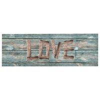 VidaXL Keukenmat wasbaar love 60x300 cm