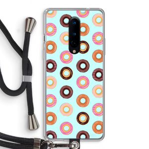 Donuts: OnePlus 8 Transparant Hoesje met koord