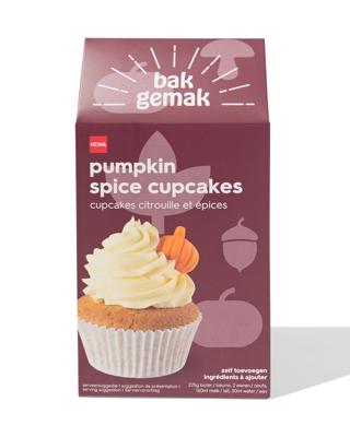 051 Bakmix Voor 9 Pumpkin Spice Cupcakes