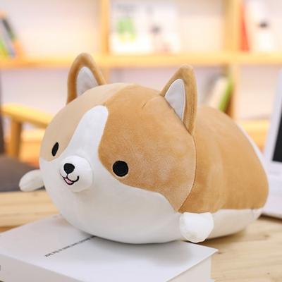 30-60cm schattige Corgi hond pluche speelgoed mooie kerstcadeau voor kinderen gevulde zachte dieren cartoon kussen Valentine aanwezig hoogte: 50CM (b
