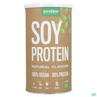Purasana Vegan Proteïne Soja 90% Naturel Smaak 400g - thumbnail
