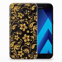 Samsung Galaxy A5 2017 | TPU Case | Gouden Bloemen