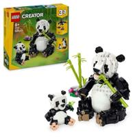 LEGO Creator 31165 3-in-1 Wilde dieren: Panda Familie Spel voor Meisjes vanaf 8 Jaar