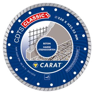 Carat DIAMANTZAAG BETON Ø115x22,23MM, CDTS CLASSIC - CDTSC11530 - CDTSC11530