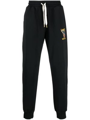 Casablanca pantalon de jogging Tennis Club Icon brodé - Noir