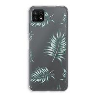 Simple leaves: Samsung Galaxy A22 5G Transparant Hoesje