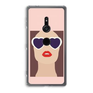 Red lips: Sony Xperia XZ2 Transparant Hoesje