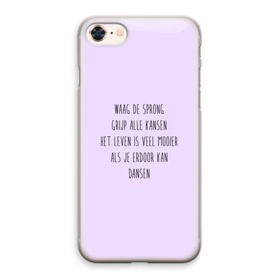 Sprong: iPhone 8 Transparant Hoesje