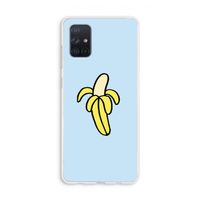 Banana: Galaxy A71 Transparant Hoesje Banana: Galaxy A71 Transparant Hoesje