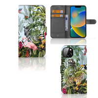 Telefoonhoesje met Pasjes voor iPhone 14 Plus Jungle