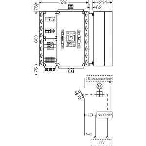 Hensel 20001497 PV-isolatiemodule 3-polig 1 stuk(s)