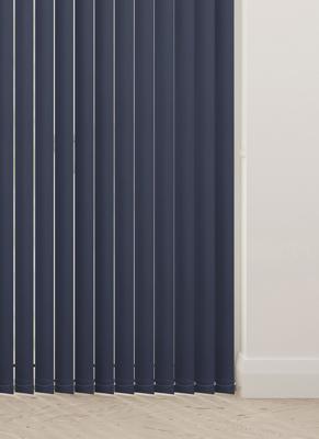 Verticale lamellen - Unishade donkerblauw