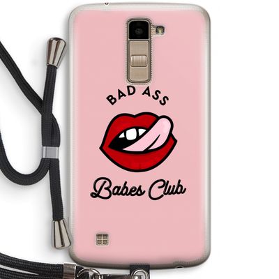 Badass Babes Club: LG K10 (2016) Transparant Hoesje met koord