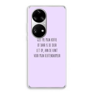 Ochtendhumeur: Huawei P50 Pro Transparant Hoesje