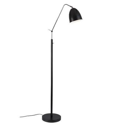 Staande lamp zwart &apos;Alexander&apos; Nordlux zwart vloerlamp 140cm