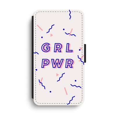 GRL PWR: iPhone XS Max Flip Hoesje