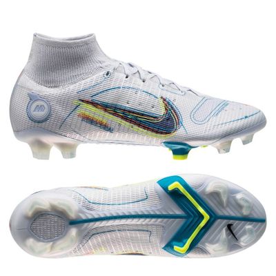 Nike Mercurial Superfly 8 Elite FG The Progress - Grijs/Blauw Nike Mercurial Superfly 8 Elite FG The Progress - Grijs/Blauw