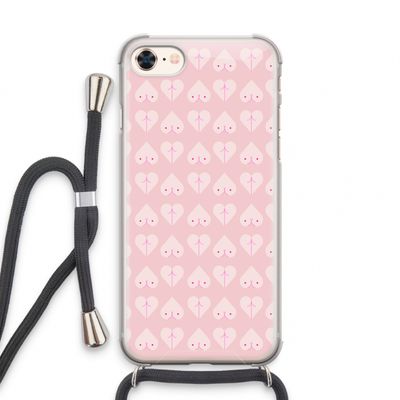 Ass 'n Titties: iPhone 7 Transparant Hoesje met koord