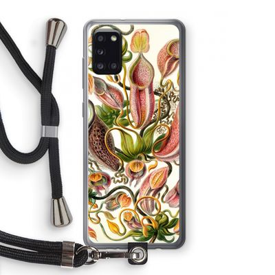 Haeckel Nepenthaceae: Samsung Galaxy A31 Transparant Hoesje met koord