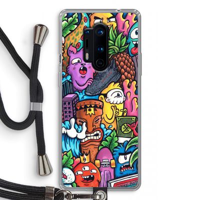 Vexx Mixtape: OnePlus 8 Pro Transparant Hoesje met koord