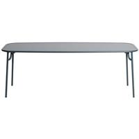 Petite Friture Week-end tuintafel 220x85 met dicht blad Grey Blue