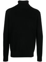 DONDUP roll-neck fine-knit jumper - Noir