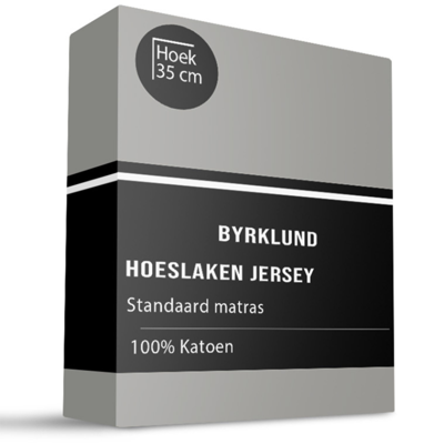 Hoeslaken - Jersey Katoen Stretch - 80x200 cm - Keuze Uit Meerdere Kleuren - Byrklund - Dekbed-Discounter.nl