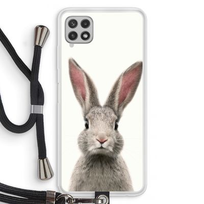Daisy: Samsung Galaxy A22 4G Transparant Hoesje met koord