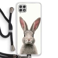 Daisy: Samsung Galaxy A22 4G Transparant Hoesje met koord